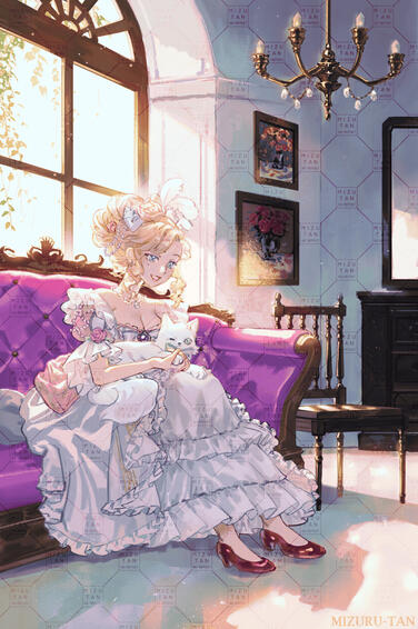 Vtuber work Illustration