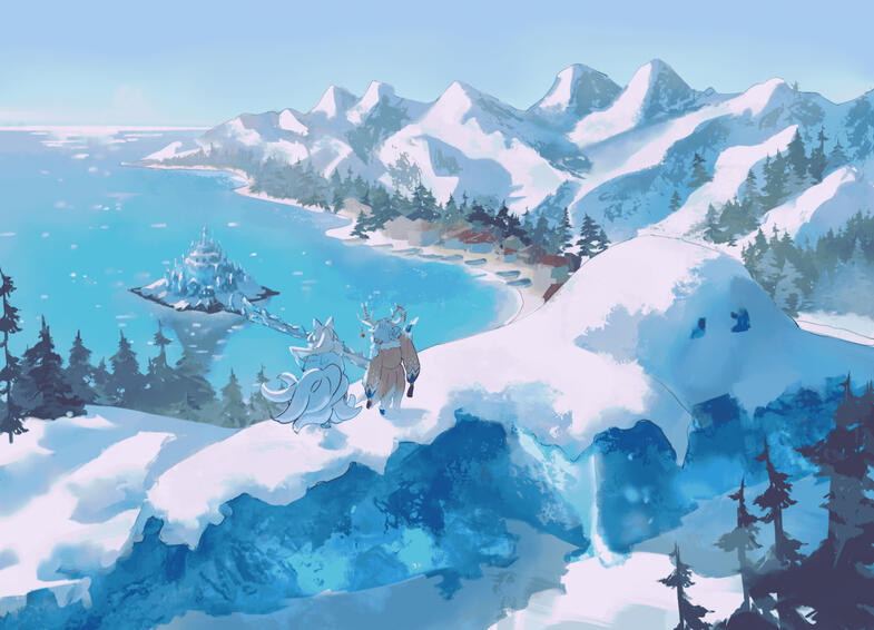 Concept Art Background for Closed Species Fairy Vials